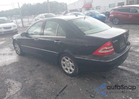 2006 Mercedes-Benz C 280 Luxury 4Matic z USA, uszkodzony, nr VIN WDBRF92H96F756900